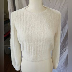 Abercrombie kids girls fluffy sweater size 9-10